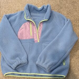 Cozy Blue and Purple Women’s  Fleece Pullover